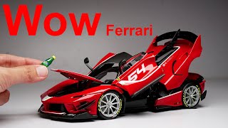 Unboxing of Amazing Miniature Ferrari FXX-K 1:18 (Ultra Realistic Model)  - Adult Hobbies