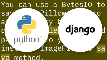 Save a generated PIL image into an ImageField in django