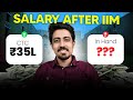 Iim salary package reality  ctc vs in hand salary per month  my salary after iim ahmedabad