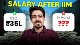 IIM Salary Package Reality  CTC vs In Hand Salary per month | My Salary after IIM Ahmedabad?