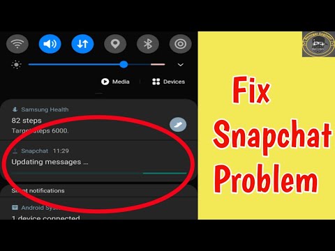 Fix Snapchat message updating problem | Snapchat Updating Messages In Notification Problem