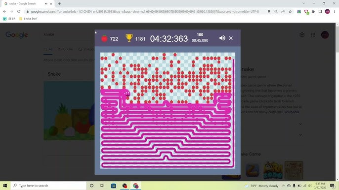 Snake World Record! Small Map 26.284😱 Speedrun 