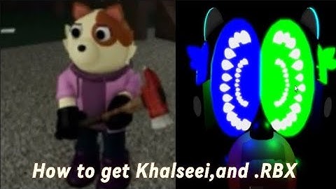 How to get .RBX,Khalsee,and Ghost bunny in Ciscomani