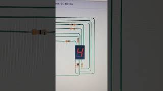 7 segment LED using Ardunio UNO in simulation 😀#arduino #simulation #arduinoproject #viral #trending