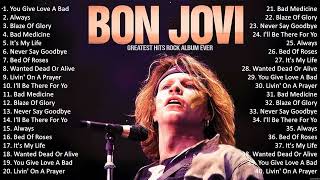 Download Lagu Bon Jovi Greatest Hits ~ Rock Music ~ Top 10 Hits of All Time MP3