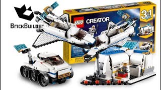 LEGO CREATOR Space Shuttle Explorer 31066 - Lego Speed Build - Brick Builder