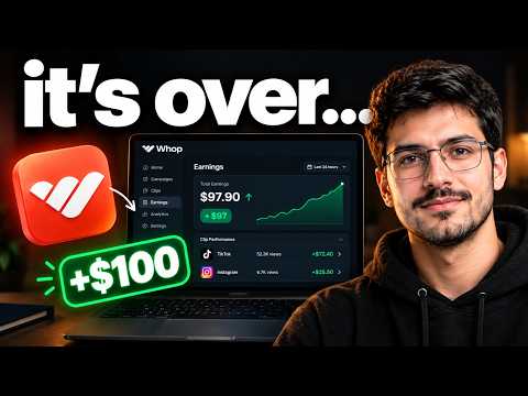I Earned $97 in 24 Hours with Whop Clipping (Full Tutorial)