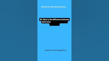 Salesforce Developer Interview Question -88 #jobinterview #salesforceinterview