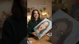 She Painted Her Own Face… Then Life Imitated Art 😳🎨 #shorts