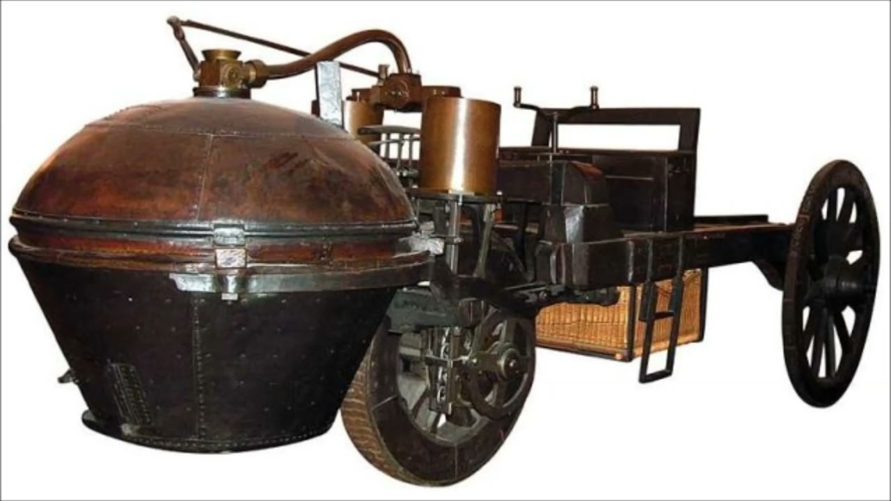 عجائب وغرائب 2021 / تاريخ صناعة السيارات وكانت اول سيارة في التاريخ تعمل بالطاقة البخارية عام 1768