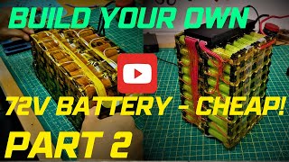DIY Stealth Enduro Battery!  Create a Powerful 72V 40AH Battery for Cheap!