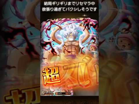 【トレクル】周年寸前リセマラガチャ３０連