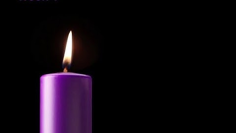 Advent Candle Lighting