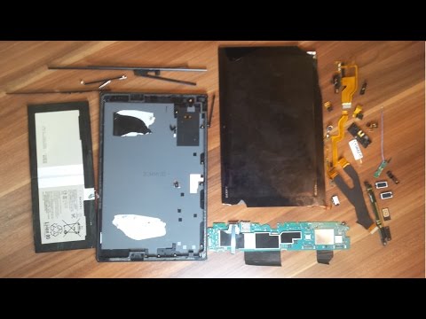 Sony Xperia Z4 Tablet - Disassembly | Teardown | Take apart