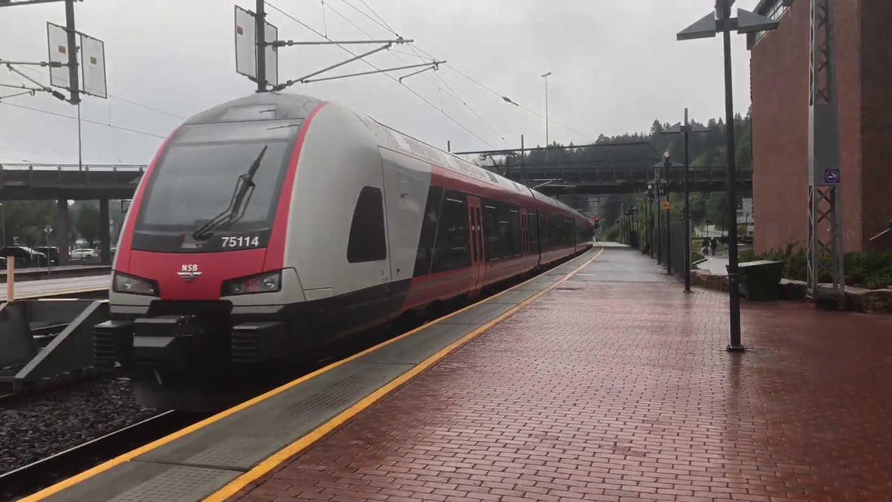 Norwegian Trains In The Oslo And Asker Area