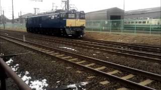 2014.12.12　EF64 1032AT構内線試運転