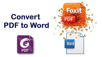 How to convert PDF to Word automatically in Foxit PDF Editor