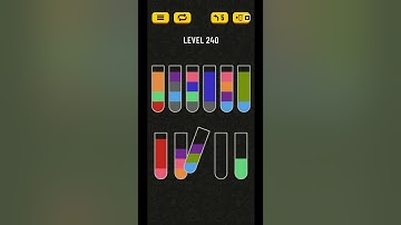Water Sort Puzzle Level 240 Solved