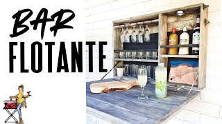 Bar Rustico Flotante / Optimiza tu espacio