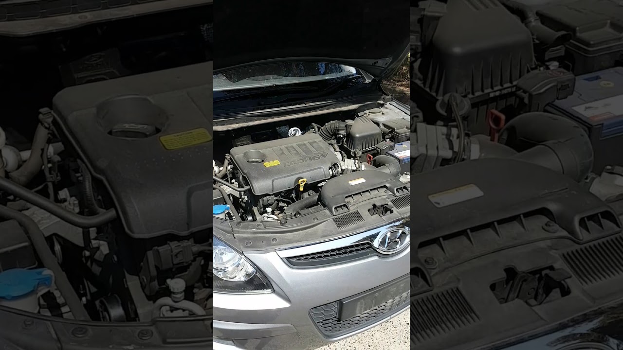11 Hyundai I30 Diesel Wagon Engine Bay Youtube