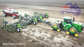 XXL FARMING IN AUSTRALIA  18m long seed drill !!! Harvest | Seeding etc... [2018]