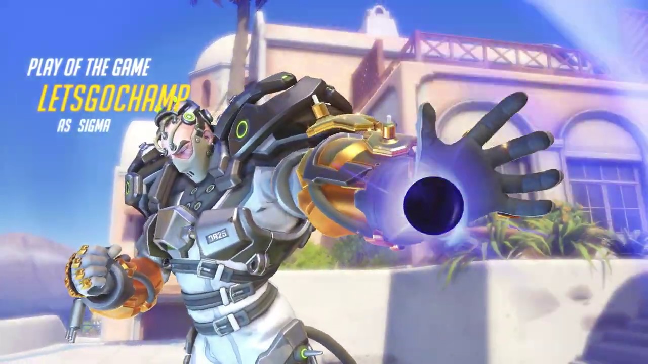 Overwatch Sigma Sextuple Kill Ultimate