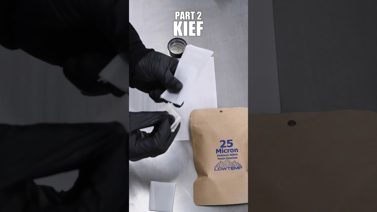 PART 2: How To Press Rosin for Beginners - Kief