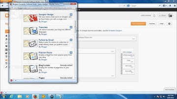 Modify Text / Html Gadget In New Google Blogger 2013