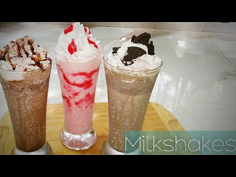 easy-milkshake-recipes-|-chocolate-milkshake-|-strawberry-milkshake|-oreo-cookies-milkshake