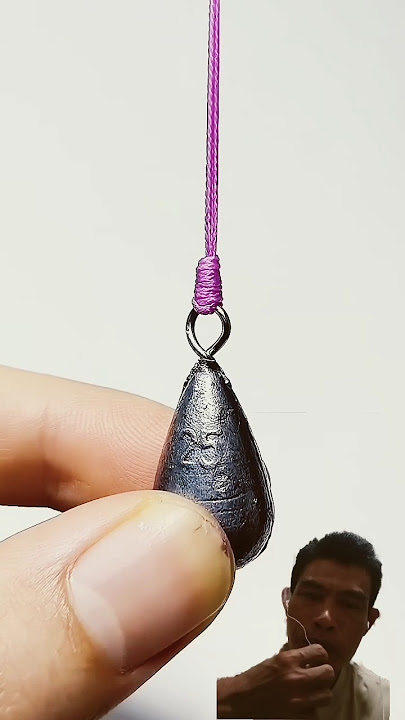 cara ikat bandul/timah pancing