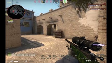 1v4 clutch with Awp| No Scope King | MIRAGE no sound