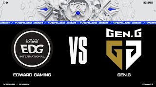EDG vs. GEN | Worlds 2021 Полуфинал День 2 | Edward Gaming vs. Gen.G | Игра 3