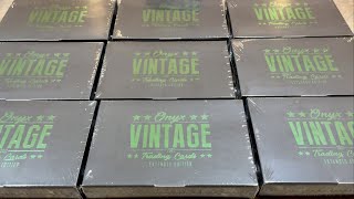 NEW RELEASE!  2 AUTOS PER BOX!  2021 ONYX EXTENDED SERIES BASEBALL CARDS!