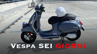 Vespa Sei Giorni 300, чем отличается от GTS Super?