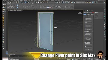 How to change the pivot point of an object in 3Ds Max