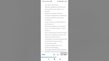 Dassault Systemes Off Campus Drive 2022 Hiring for QA Automation Developer for Information System