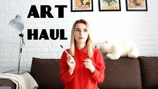 ART haul | Мои покупки для творчества в Питере. + Посылка.