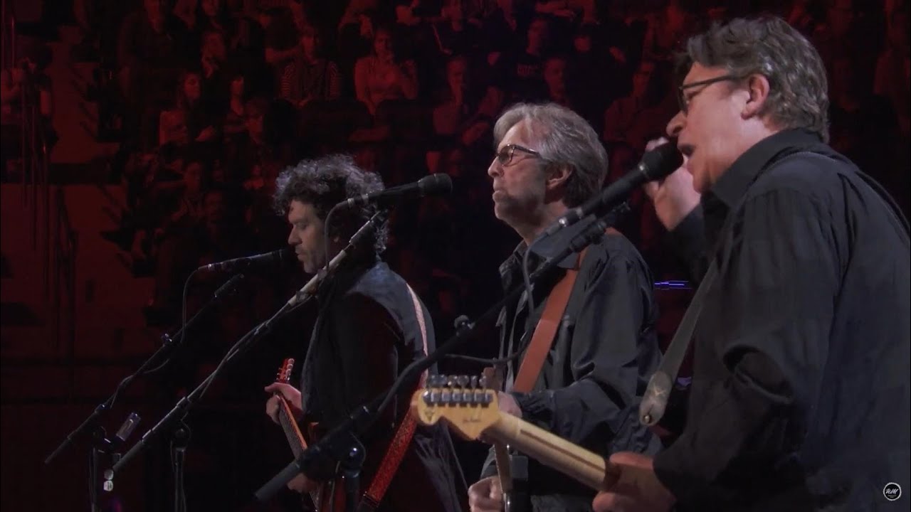 I Shall Be Released   Eric Clapton with Robbie Robertson Live Guitar Festival New York 2013