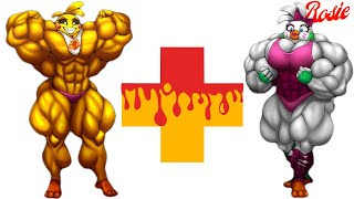 Toy Chica Muscle Glamrock Chica Muscle ??? Fnaf Animation