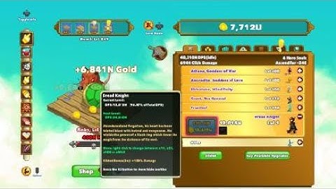 Clicker Heroes, unlocking dread knight!