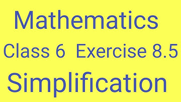 Math Class 6 Chapter 8 Exercise 8.5 Q 1,2 and 3