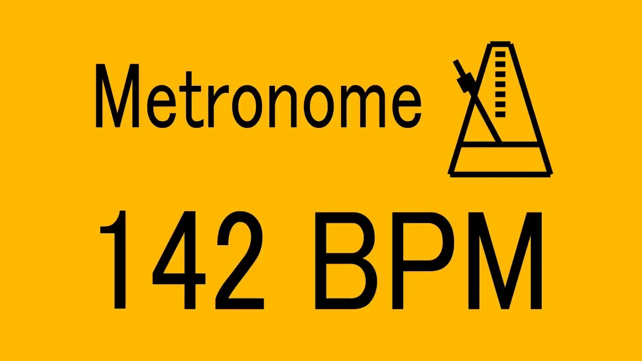 142 BPM METRONOME FOR TRAINING MUSICAL INSTRUMENT / 楽器練習用