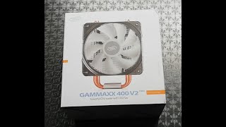 Deepcool Gammaxx 400 v2 red CPU Air Cooler Unboxing