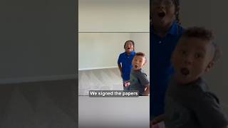 Parents surprise kids with dream family home and their reactions are priceless ❤️❤️