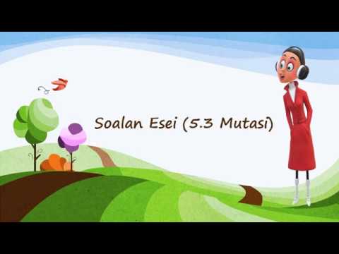 Soalan Esei 5 3 Mutasi skema - YouTube