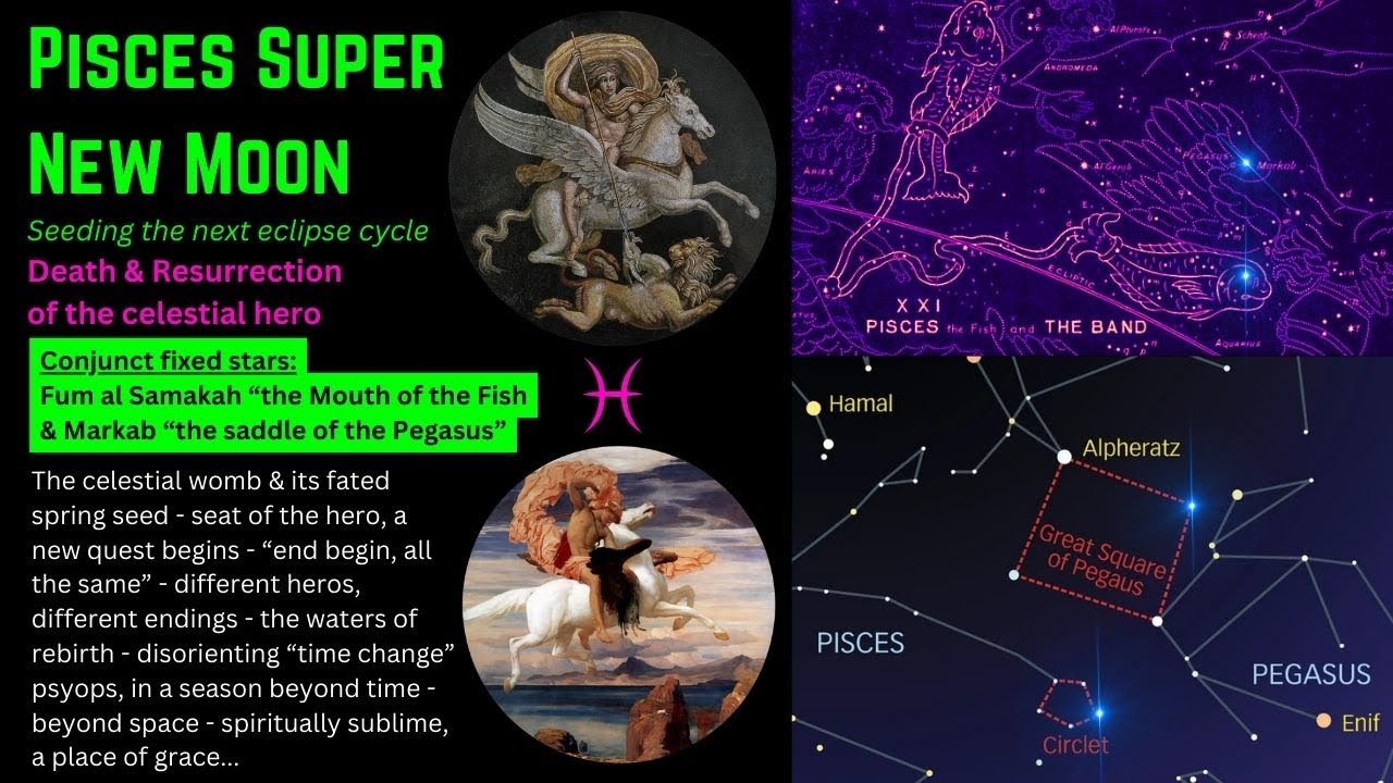Pisces Super New Moon - "end begin, all the same..." - YouTube