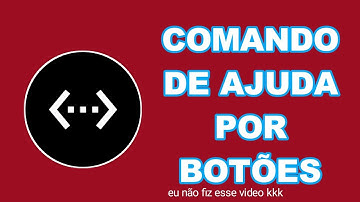 COMANDO DE AJUDA POR BOTÕES | Bot Designer for Discord #27