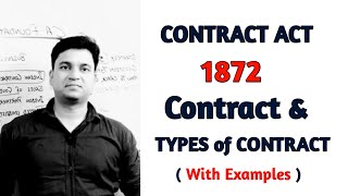 DAY 1 l CONTRACT ACT l Contract And Types of CONTRACT l CA Foundation l CTC Classes