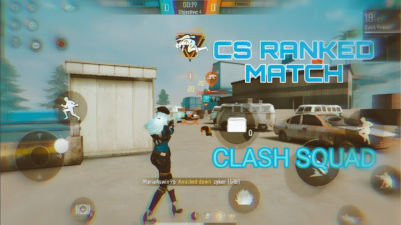 Free Fire - Cs ranked match Clash squad gameplay video - YouTube