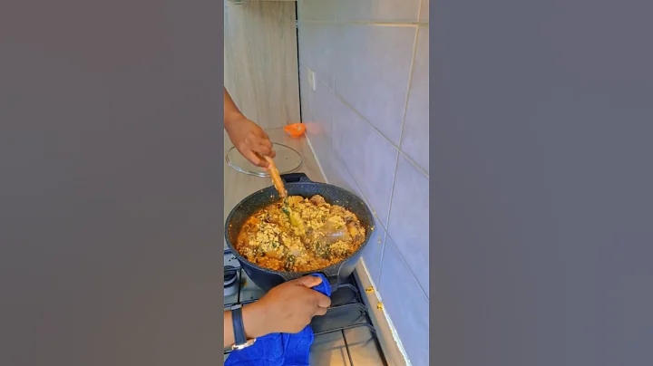 My Nigerian Egusi Soup is ready 😋 #EgusiSoup #NigerianFood #AfricanFood #FoodLovers
